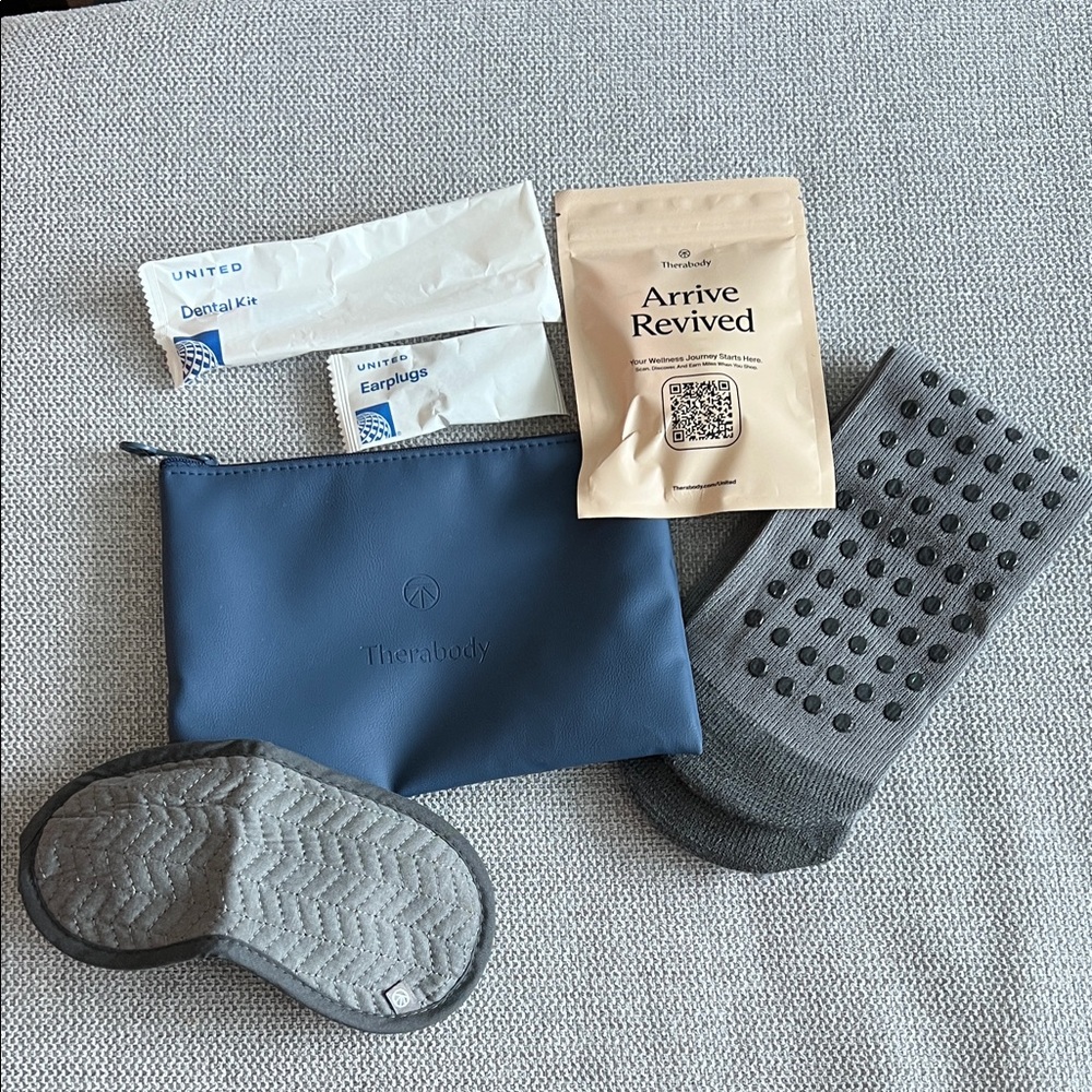Therabody United Blue Travel Amenity bag NEW